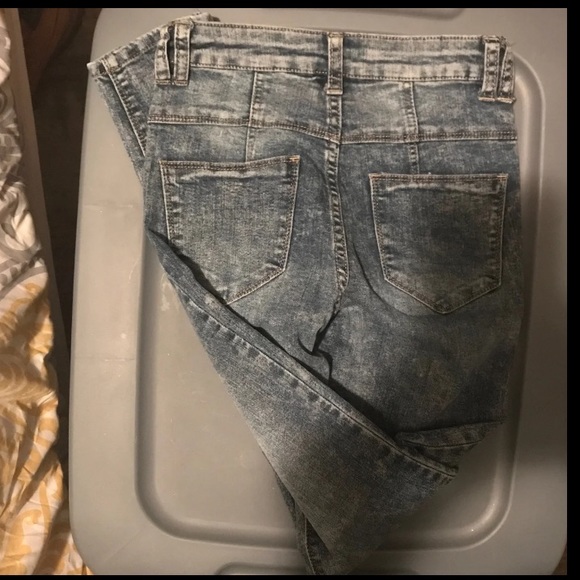 High waisted, Skinny jeans size 0-1 - Picture 4 of 6